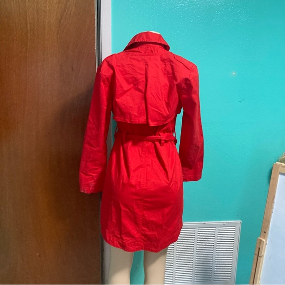 CAbi Poppy Red Convertible Trenchcoat - Picture 9 of 12